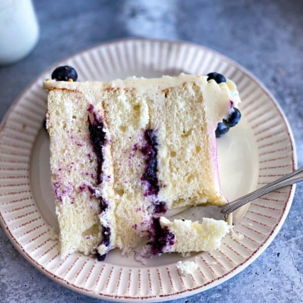 Blueberry Jam and Cream Cake - Stephanies Sweet Treats