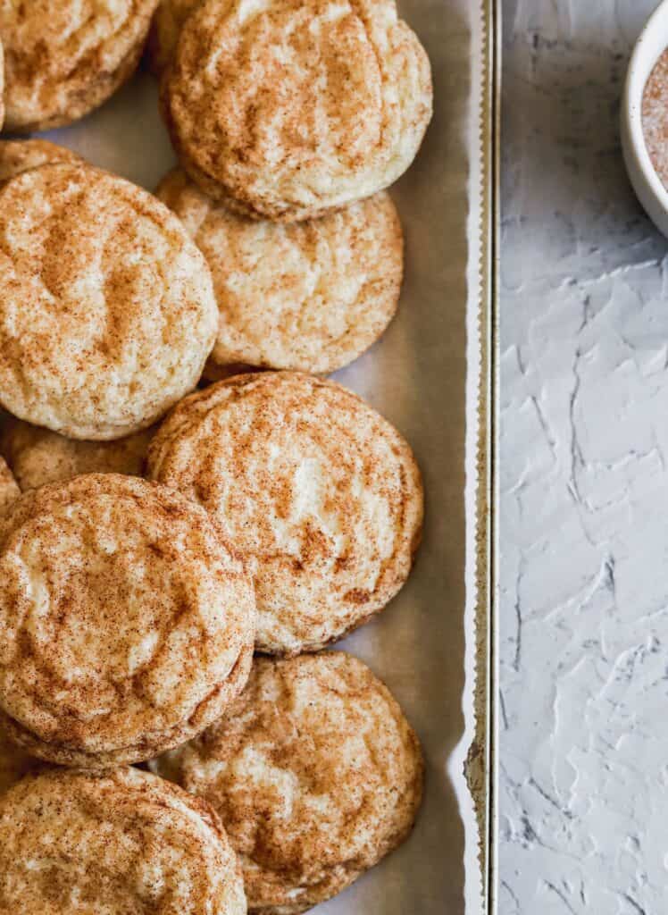 Fluffy Snickerdoodle Cookies - Stephanie's Sweet Treats