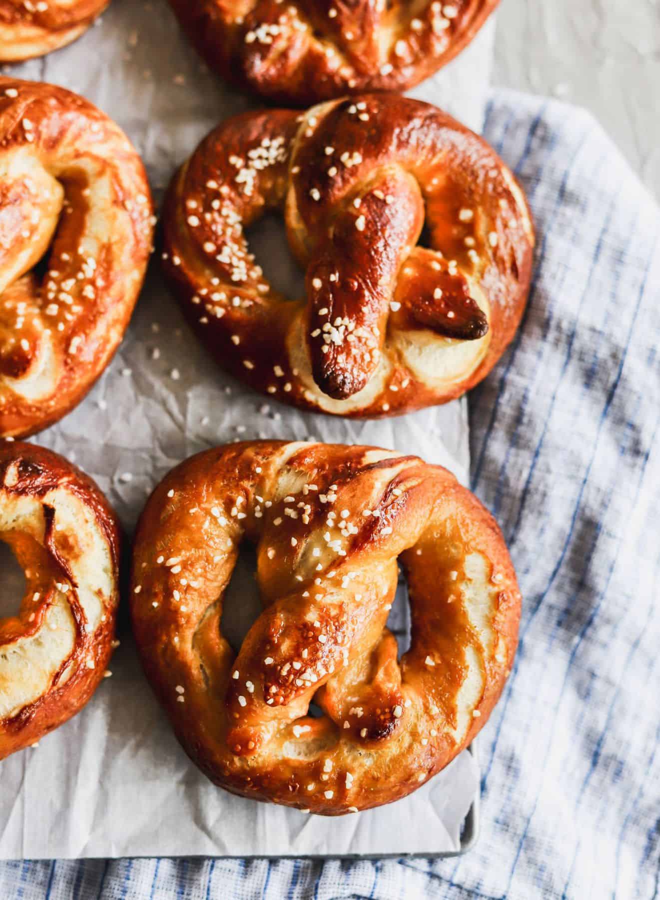 Easy Soft Buttery Pretzels | Stephanie's Sweet Treats |Stephanie Rutherford