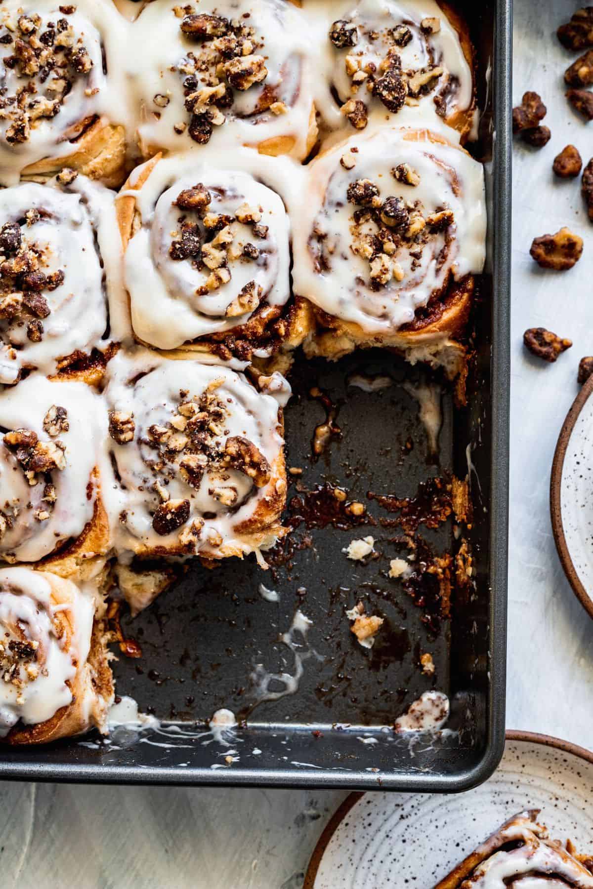 Walnut Cinnamon Rolls | Stephanie's Sweet Treats | Stephanie Rutherford