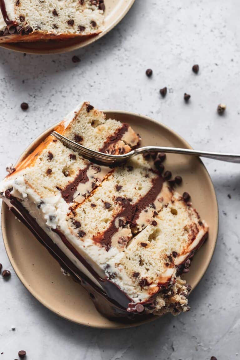 Chocolate Chip Cookie Dough Cake