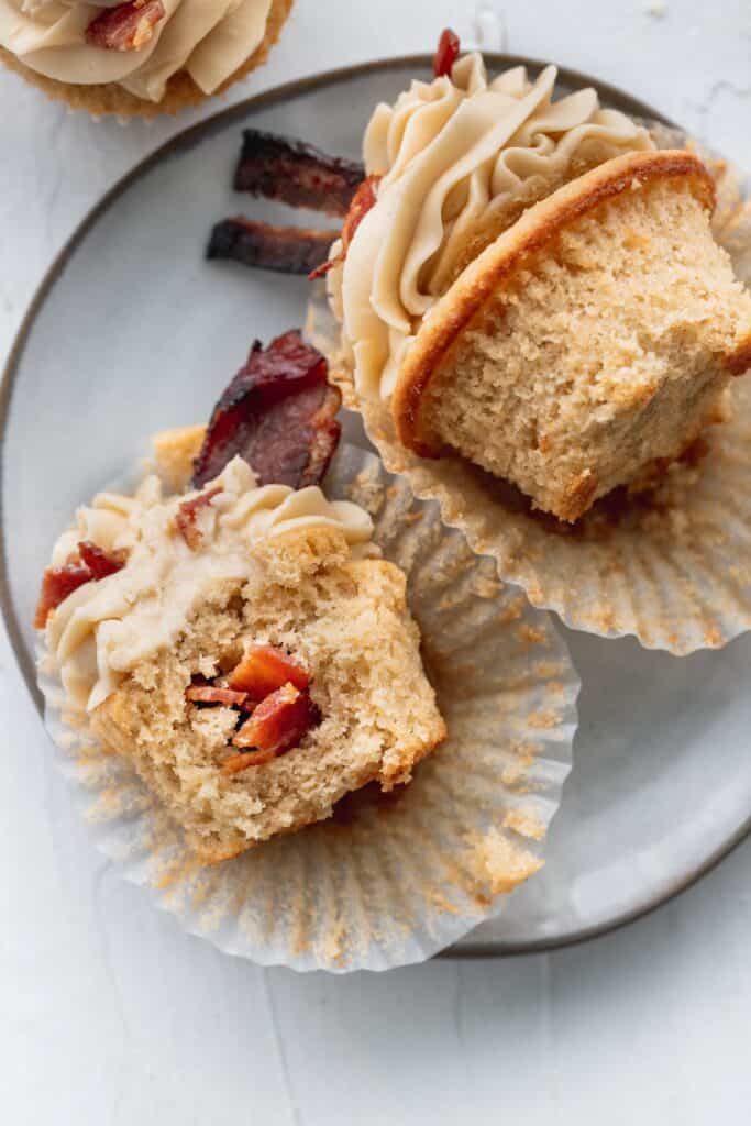 Maple Bacon Cupcakes | Stephanie's Sweet Treats | Stephanie Rutherford