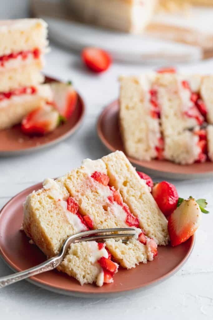 Strawberry Semi-naked Cake - Stephanie's Sweet Treats