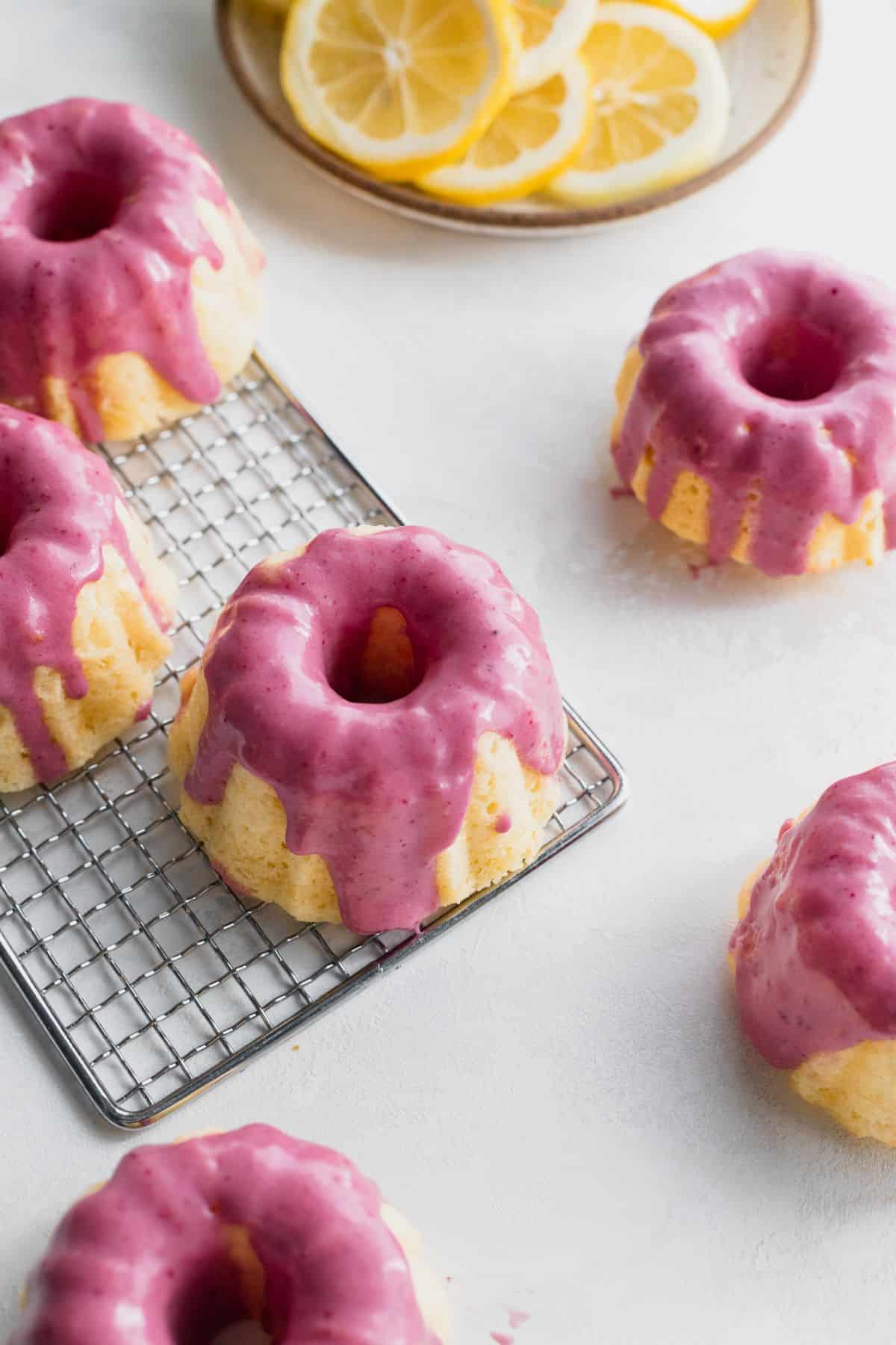 Easy Mini Lemon Bundt Cakes - Practically Homemade