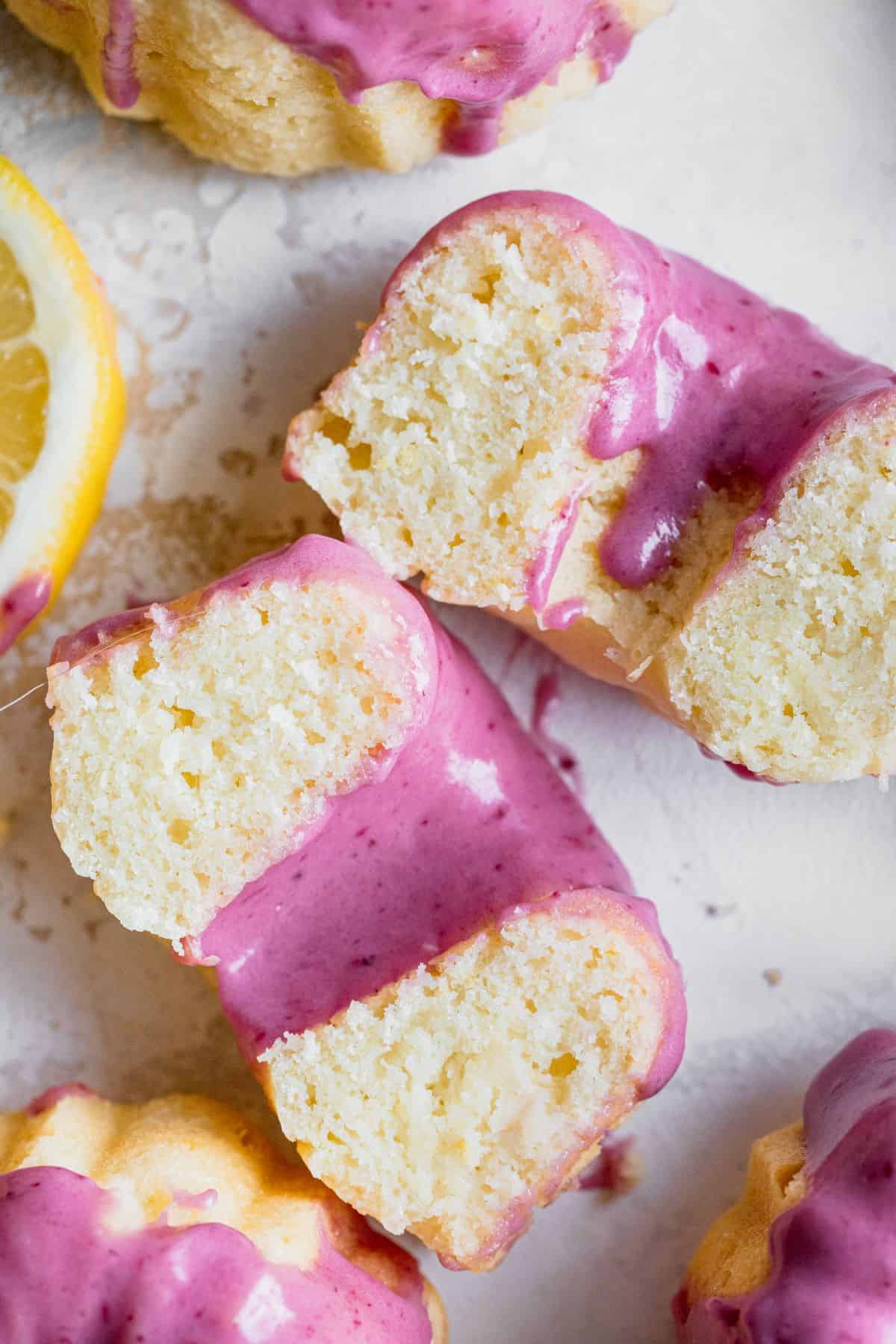 Easy Mini Lemon Bundt Cakes - Practically Homemade