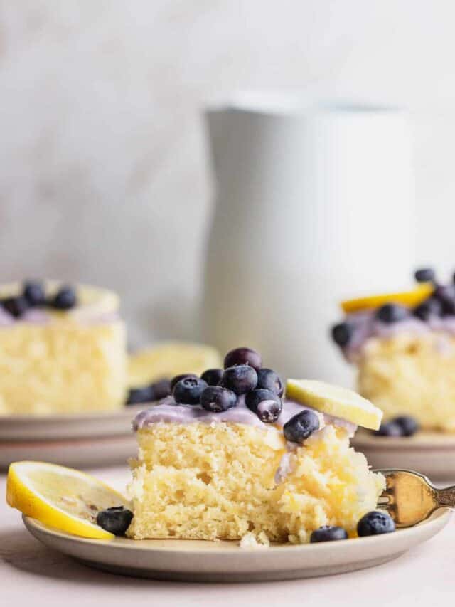 Lemon Blueberry Cake - Stephanie's Sweet Treats