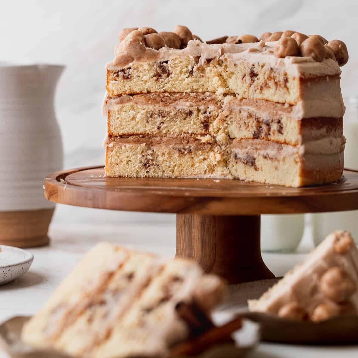 The Best Snickerdoodle Cake with Cinnamon Sugar Swirl Filling - Cake by  Courtney