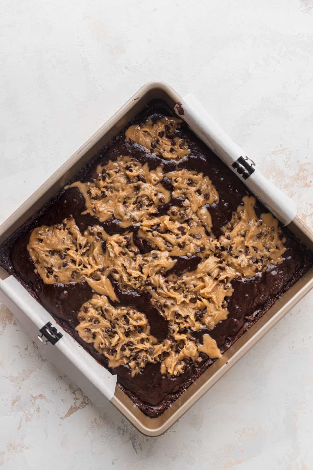 Batter in a pan.