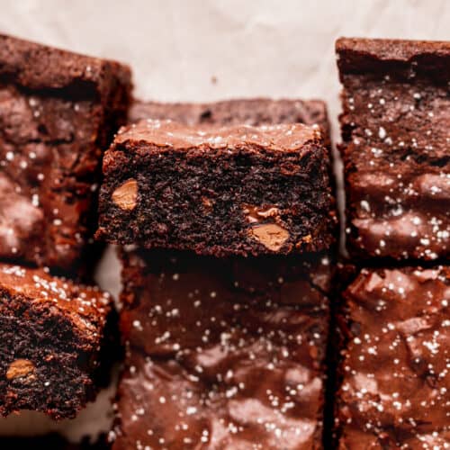 Close up of better than boxed brownies.