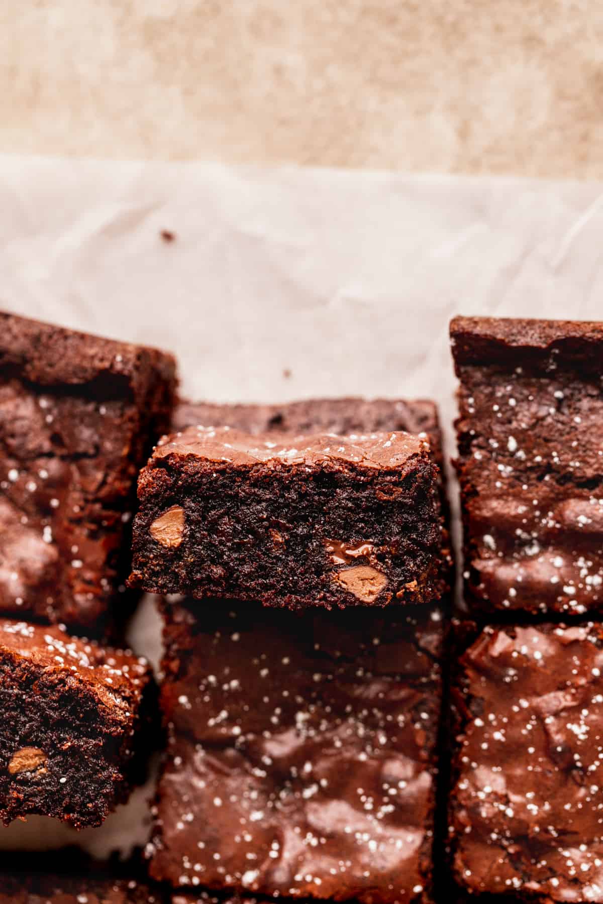 Close up of better than boxed brownies.