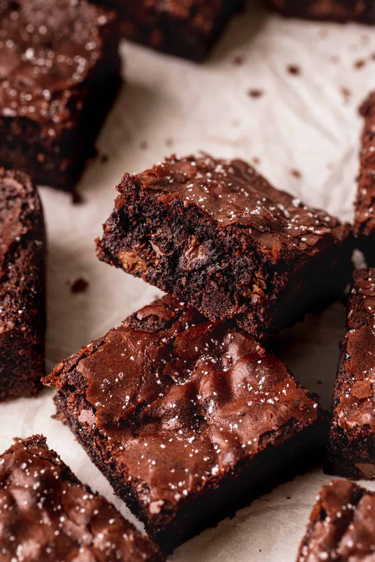 Ghirardelli Triple Chocolate Edge brownies - Kirbie's Cravings