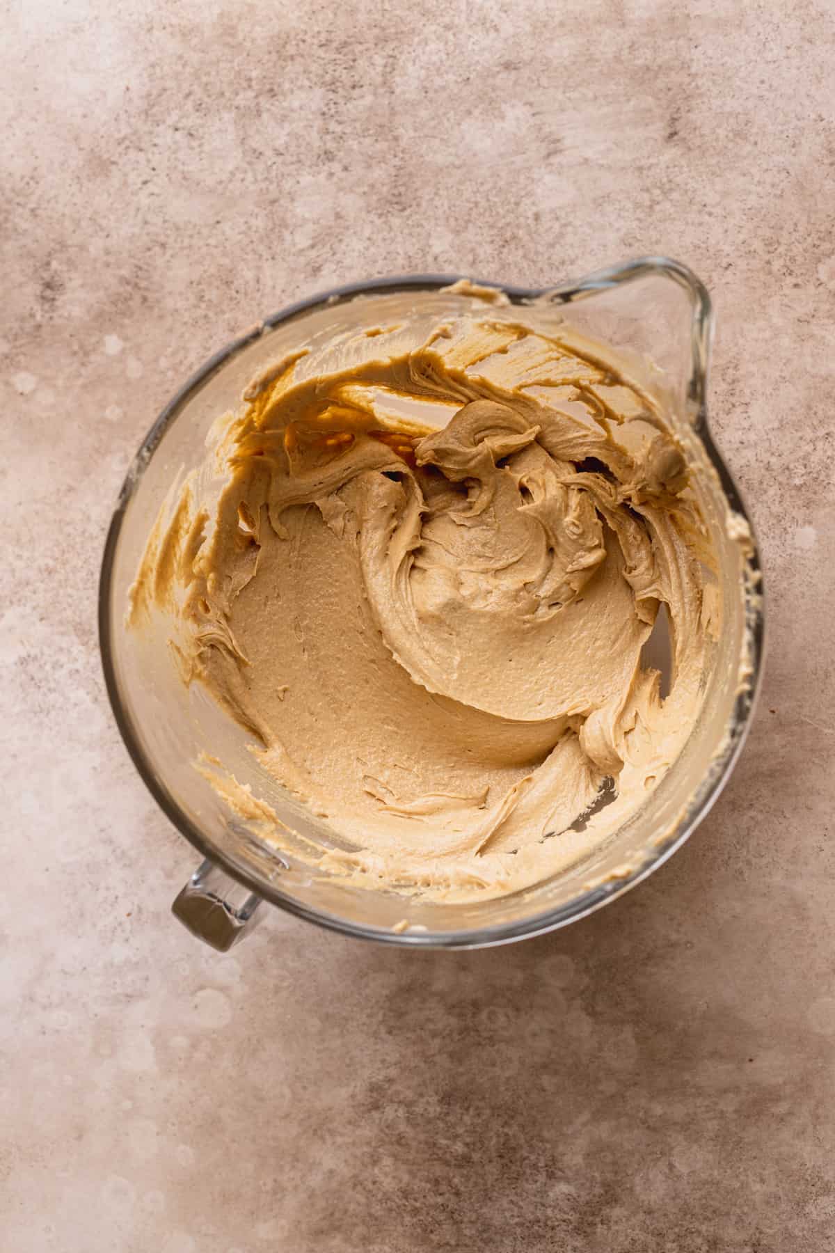 Wet ingredients in a bowl.