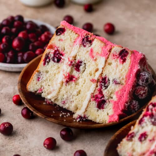 Fresh Cranberry Cake (super easy!) - Kylee Cooks