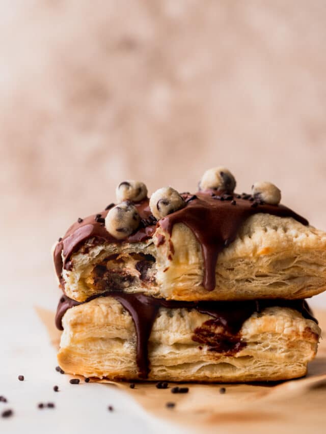 Puff Pastry Cookie Dough Pop Tarts Stephanie's Sweet Treats