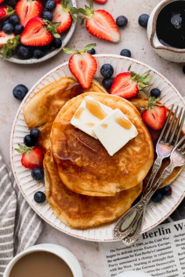 Sweet Cream Pancakes - Stephanie's Sweet Treats