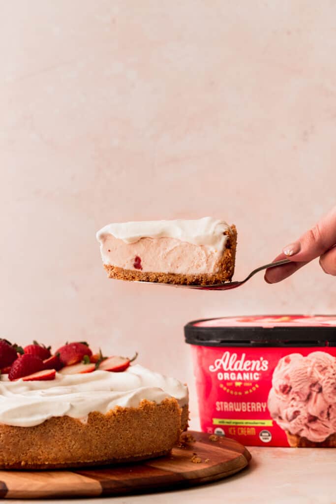 Strawberry Ice Cream Cheesecake Stephanie's Sweet Treats