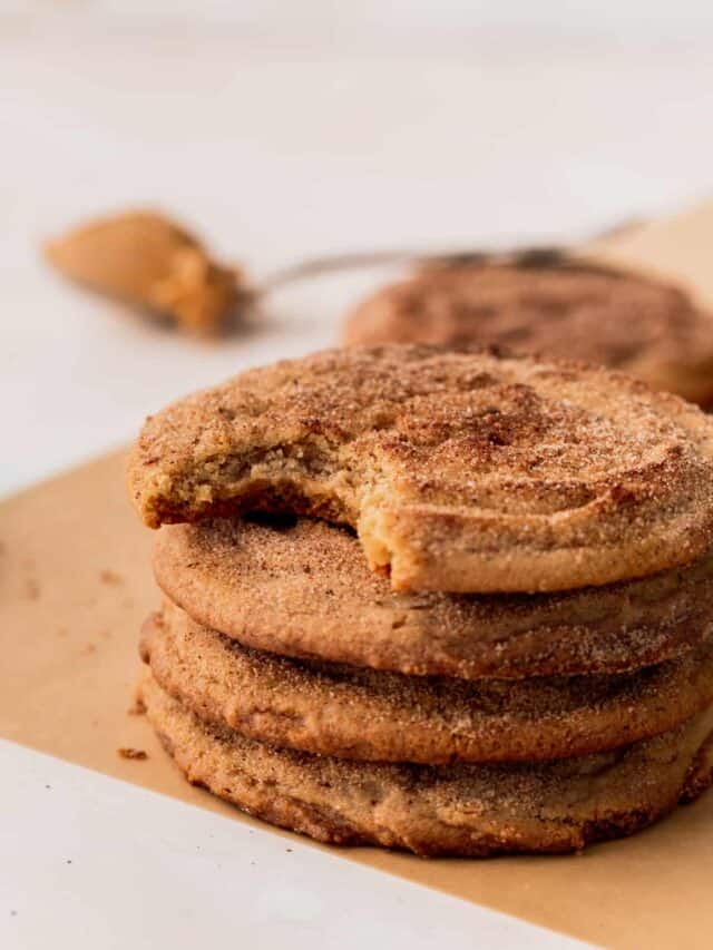 Peanut Butter Snickerdoodle Cookies Stephanie's Sweet Treats