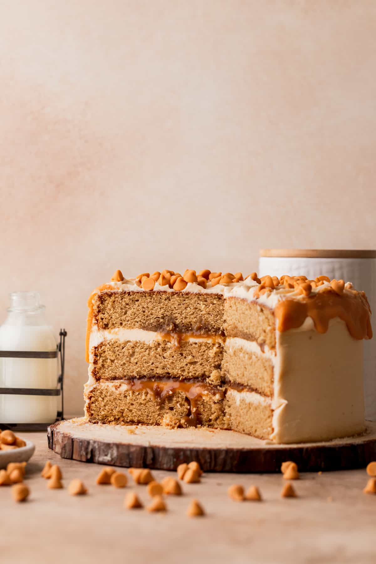 Easy Butterscotch Cake  with Butterscotch Pudding