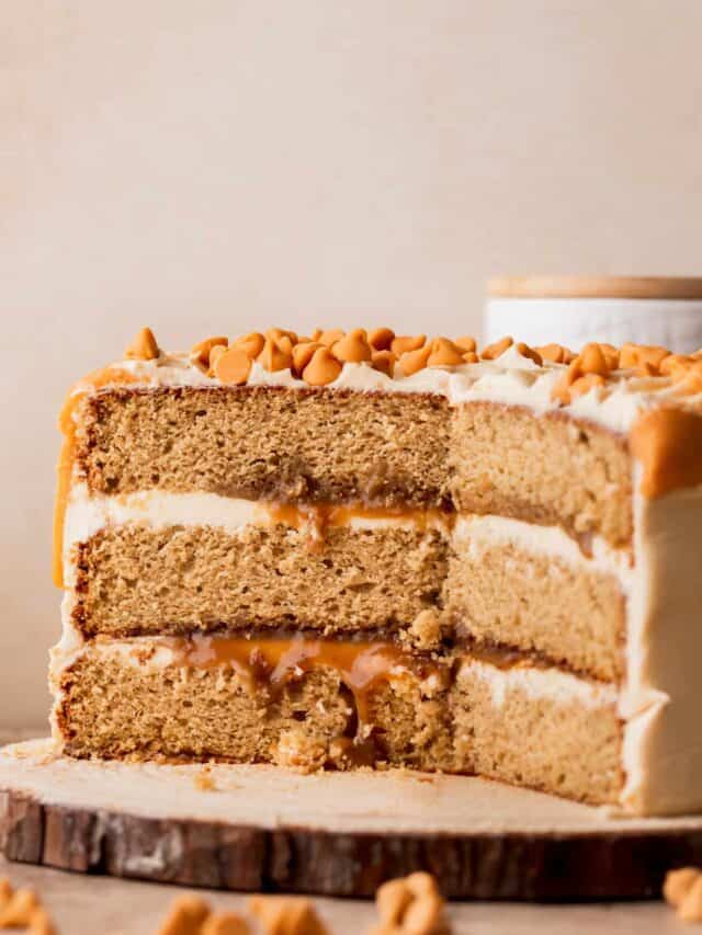 Butterscotch 3 Layer Cake Stephanie's Sweet Treats
