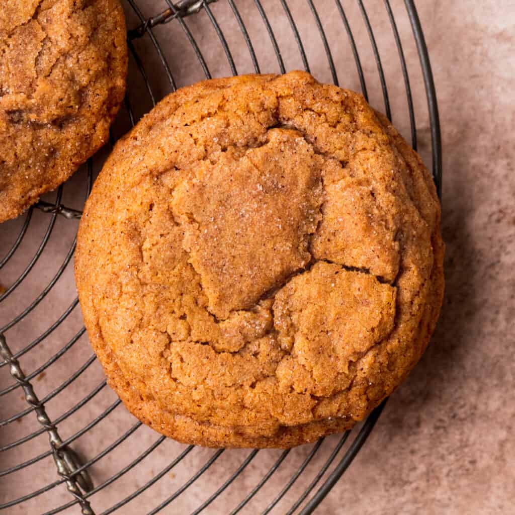 Chewy Pumpkin Snickerdoodle Cookies Stephanie S Sweet Treats