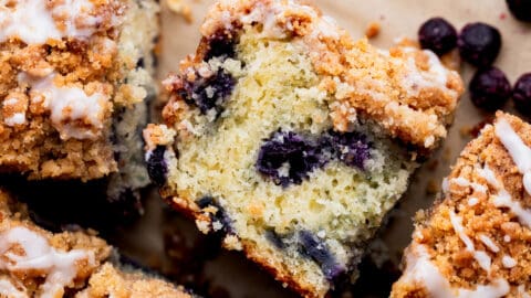 Peach and Blueberry Coffee Cake - Recipe Girl