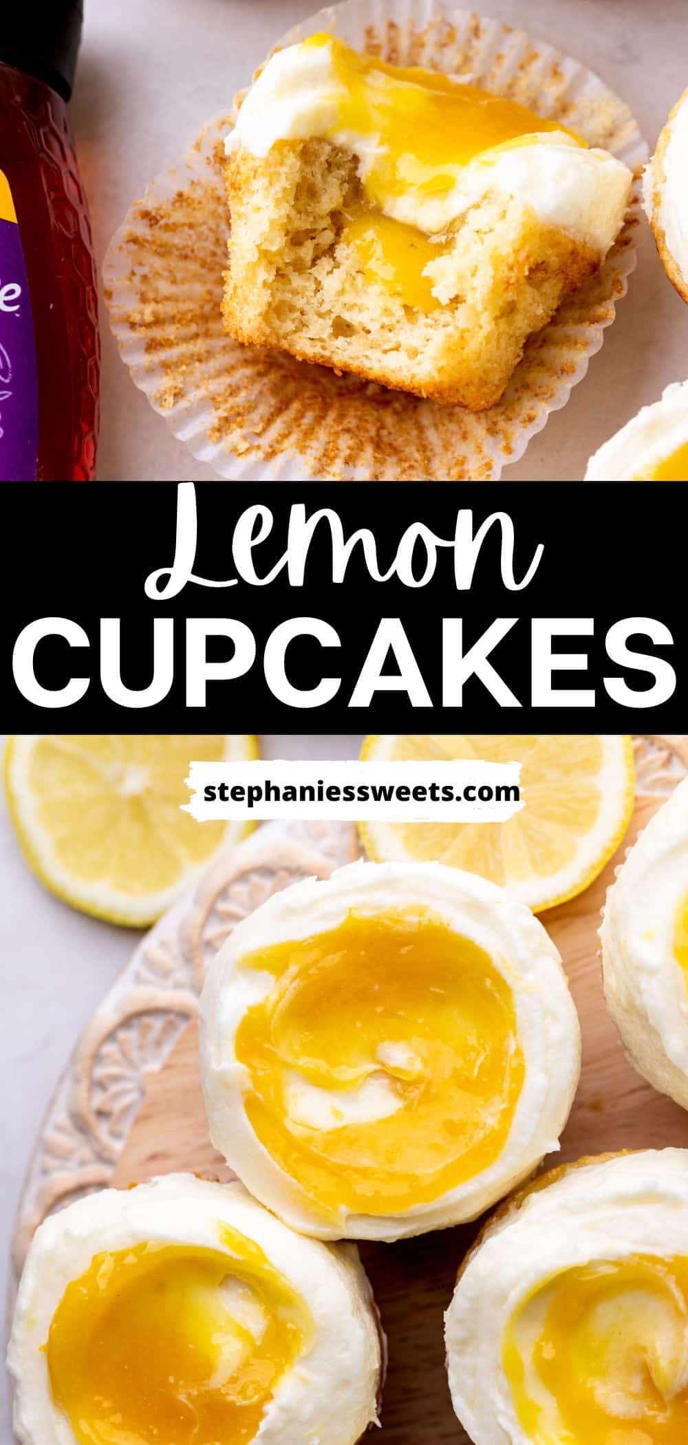 Lemon Bar Cupcakes Stephanie's Sweet Treats