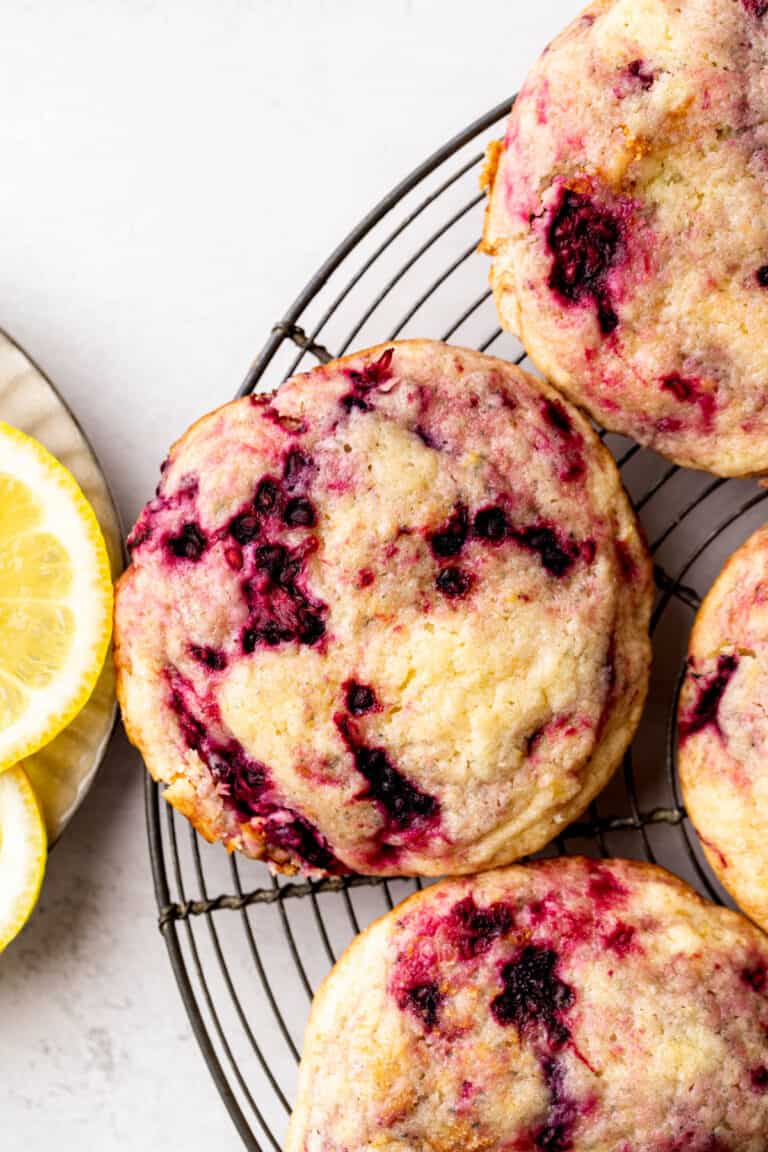 Lemon Blackberry Cookies - Stephanie's Sweet Treats