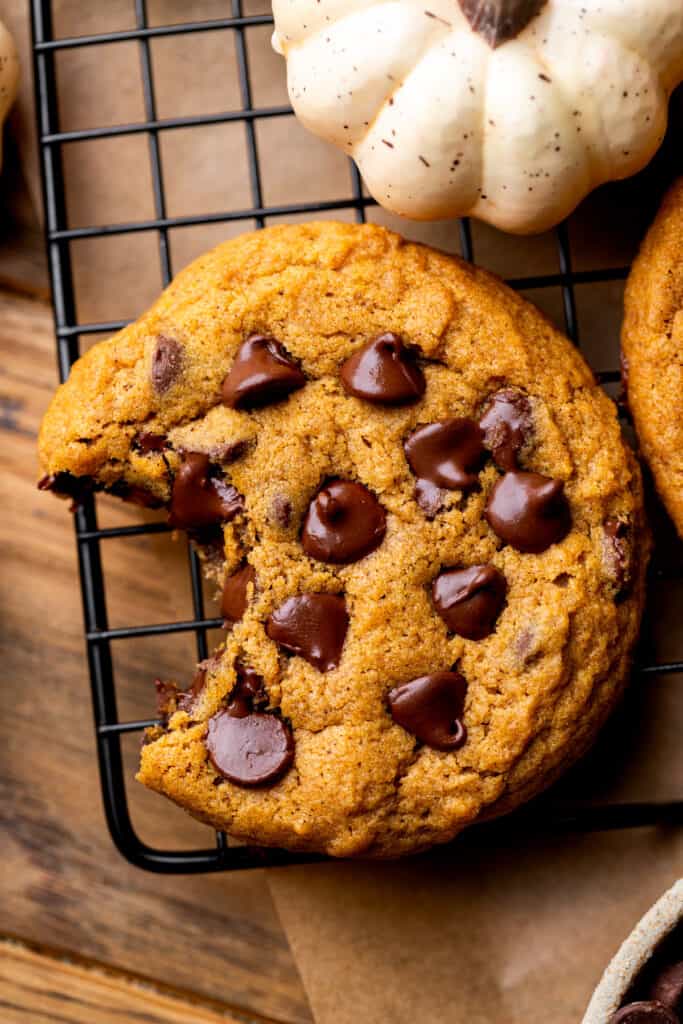 Bite missing from cookies.