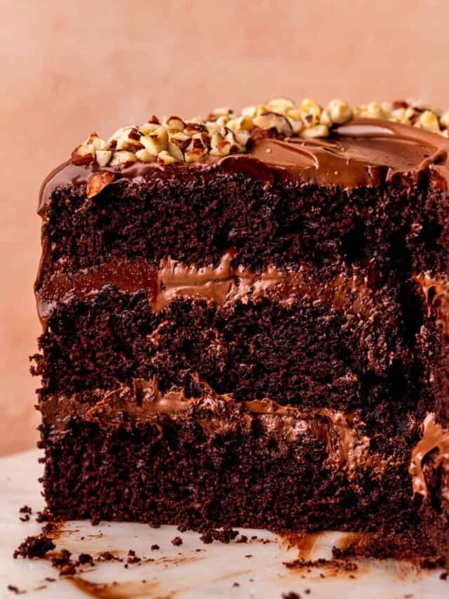 Nutella Chocolate Layer Cake