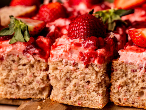 Fresh Strawberry Cake + VIDEO - Stephanie's Sweet Treats