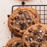 Top view of coffee cookies.