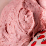Frosting in a bowl.