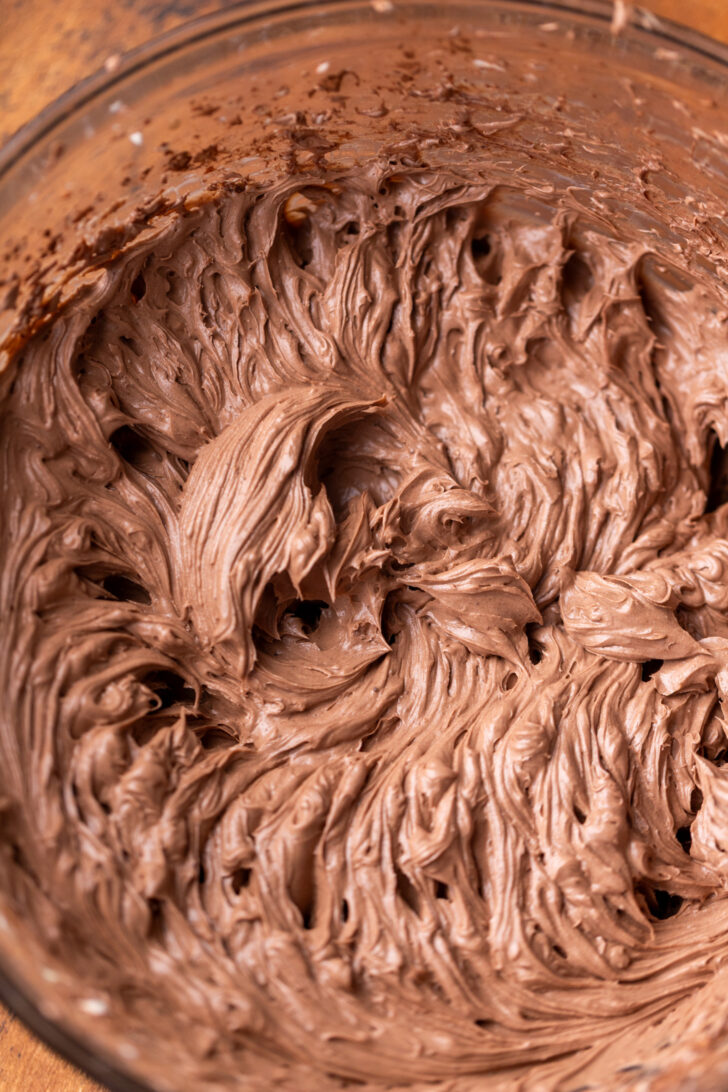 Cheesecake batter before whipped cream.