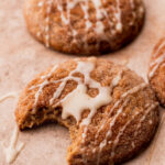 Bite missing from apple cider cookies.