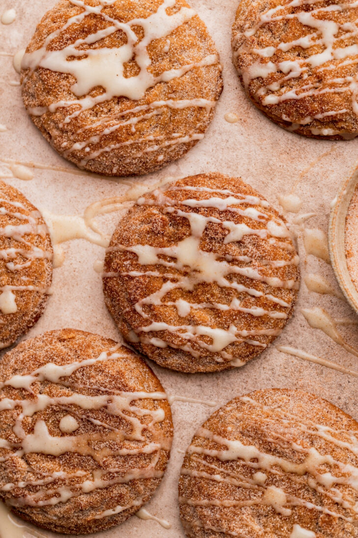 Top view of cookies.