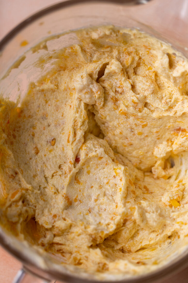 Wet ingredients in a bowl.