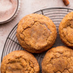 Top view of pumpkin cookies.