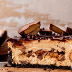Close up of the side of the pie.