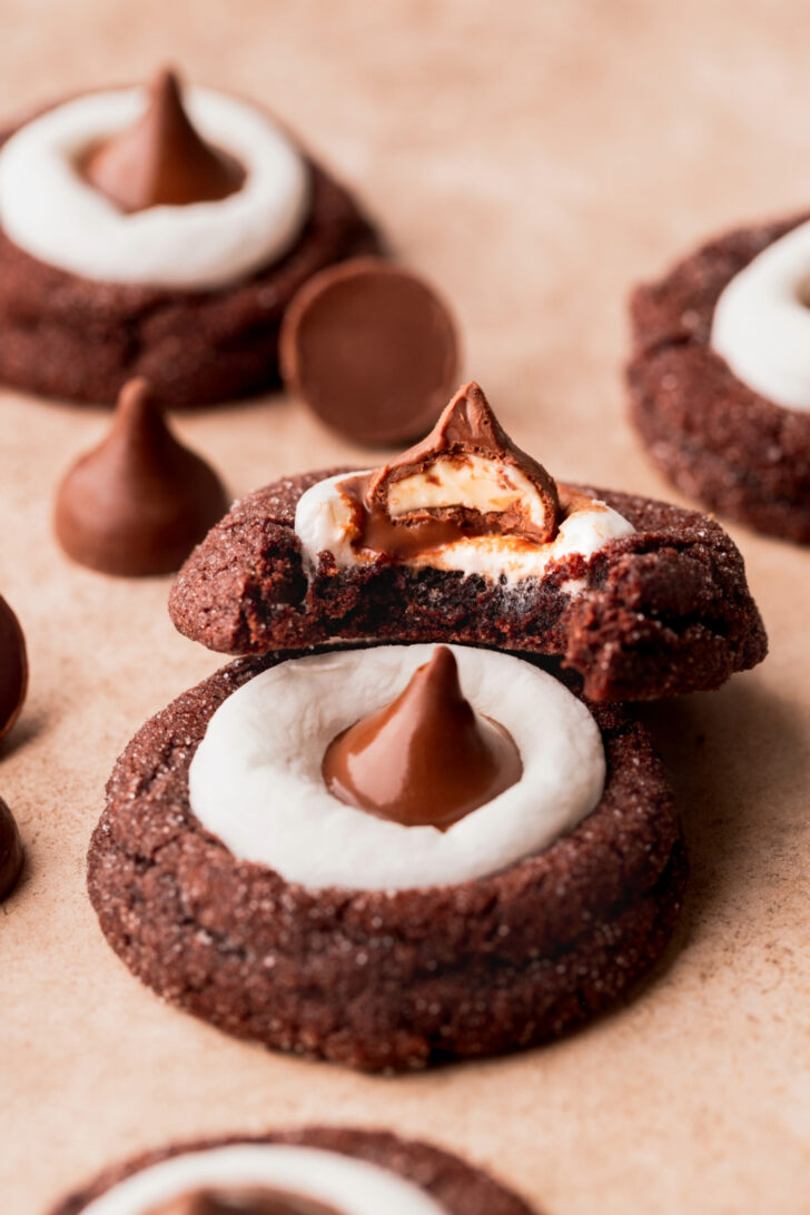 Bite missing from cookie.