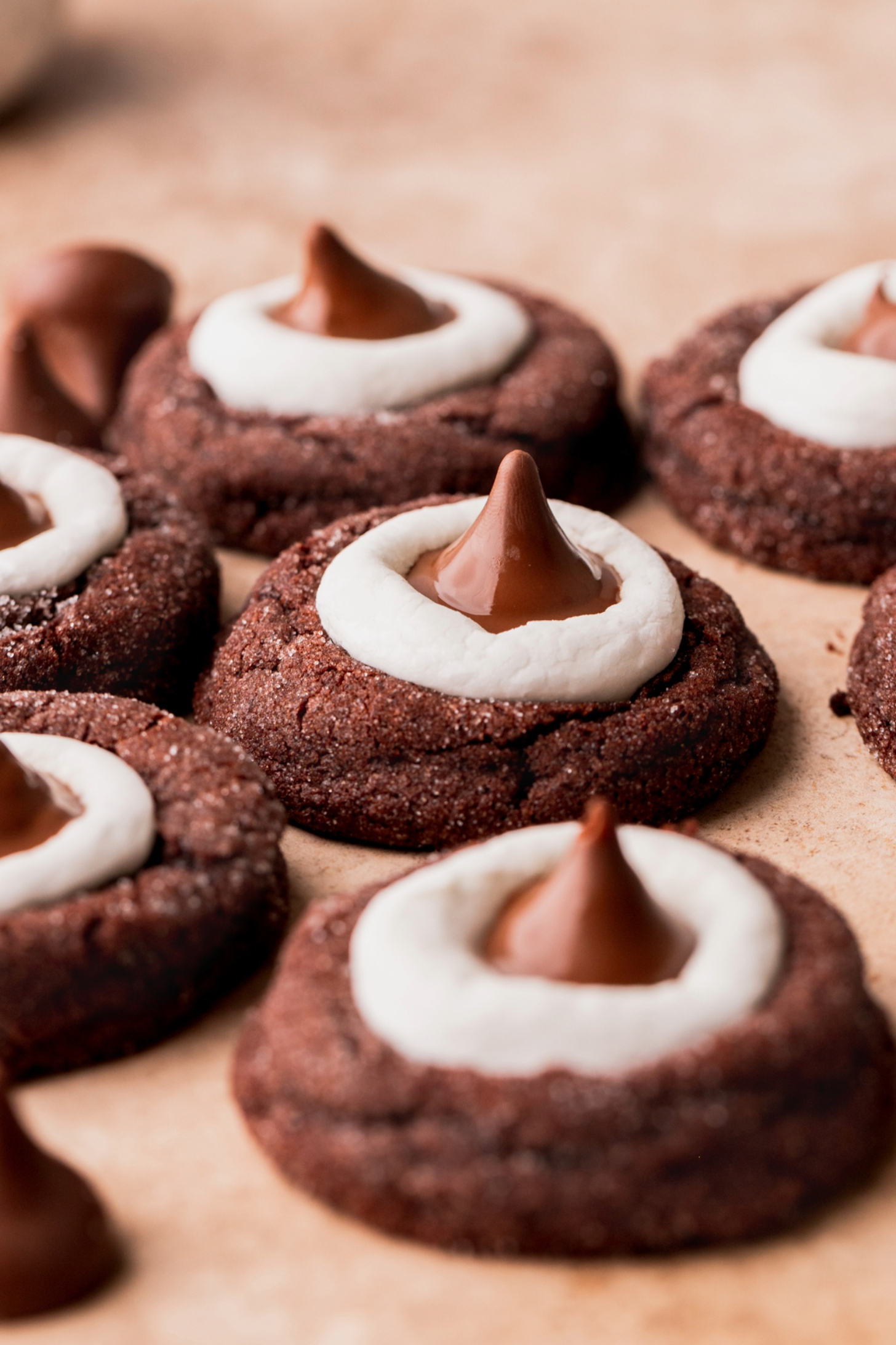 Hot Cocoa Cookie Blossoms + VIDEO - Stephanie's Sweet Treats