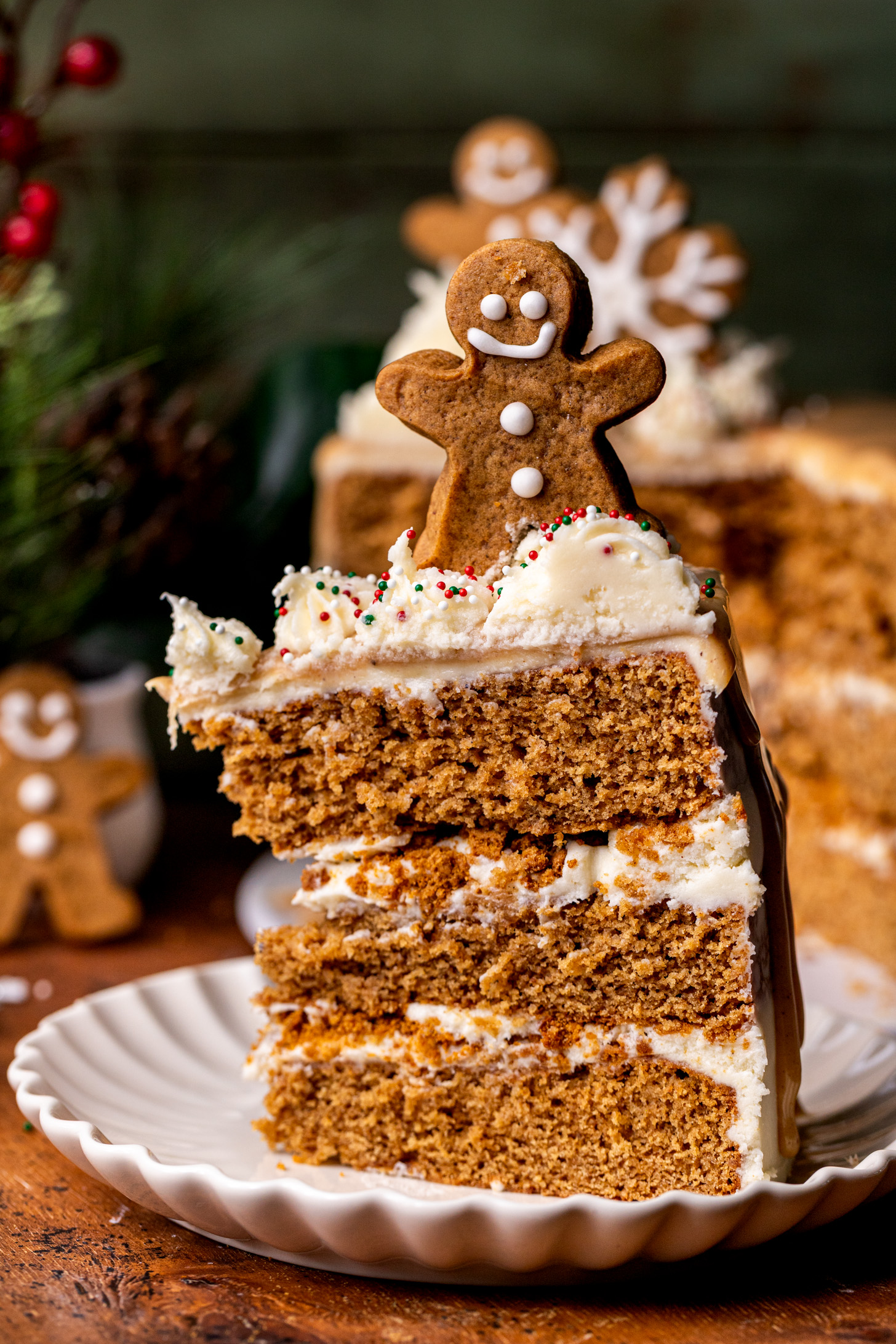 【cake】 Gingerbread Cake + VIDEO - Stephanie's Sweet Treats