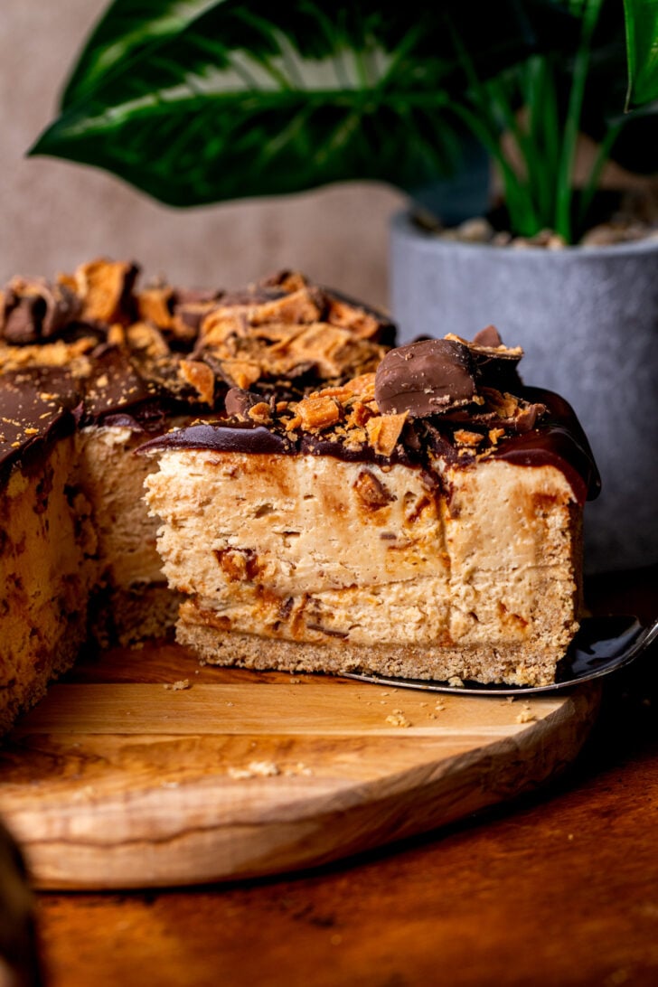 Taking a slice out of the butterfinger pie.